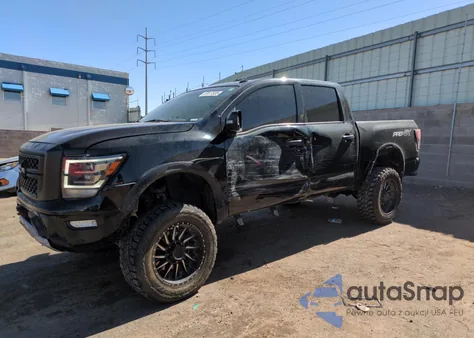 2021 Nissan Titan Sv из США, поврежденный, VIN 1N6AA1ED9MN533666